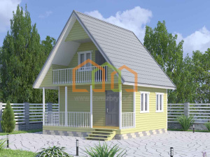 Каркасный дом 6х6