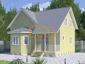 Каркасный дом 8х9